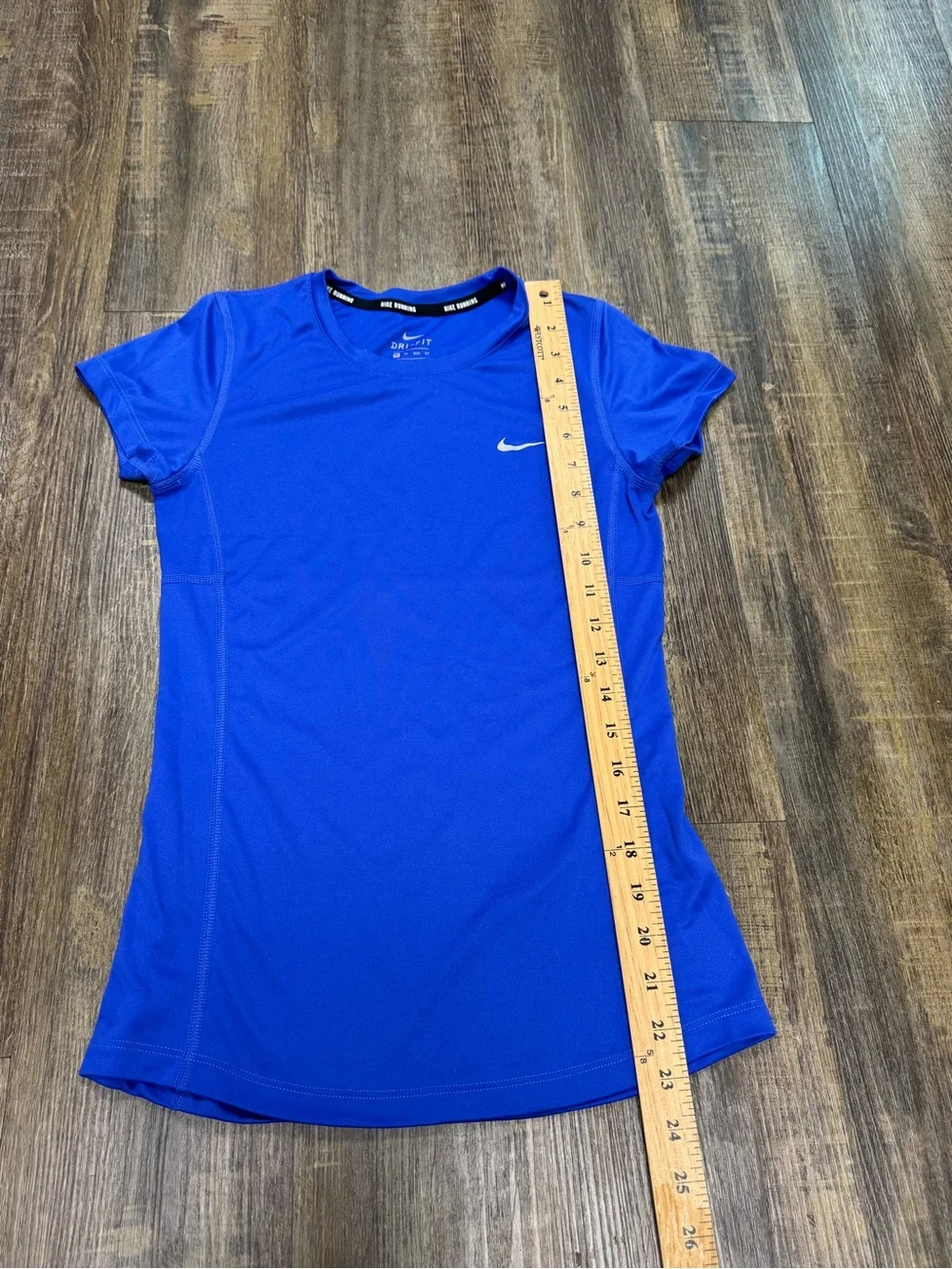 Nike White Short Sleeve Dri-FIT Running Tee with Gray Swoosh Bundle Of 2